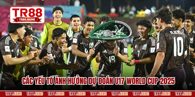 Phân tích các yếu tố ảnh hưởng dự đoán U17 World Cup 2025